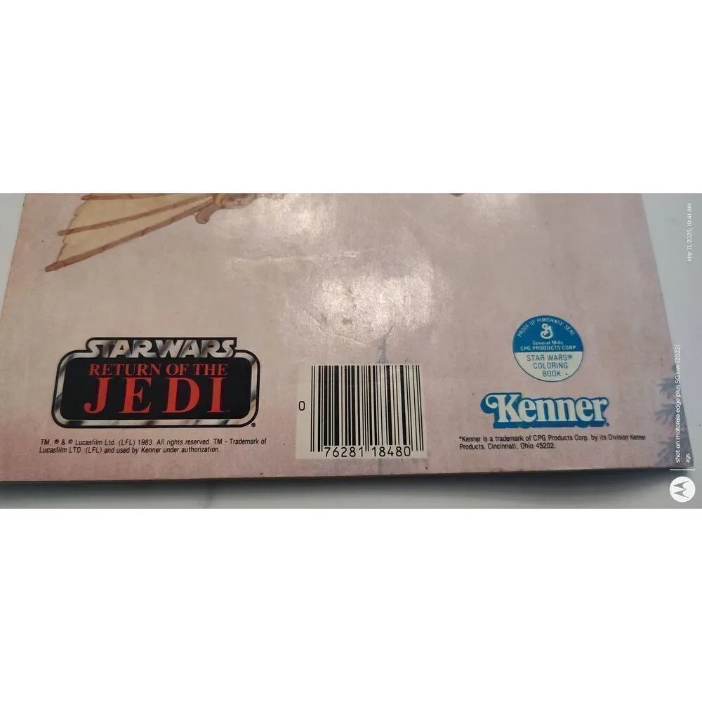 Star Wars Return of the Jedi ROTJ Wickets World Coloring Book Kenner 1983 #18480